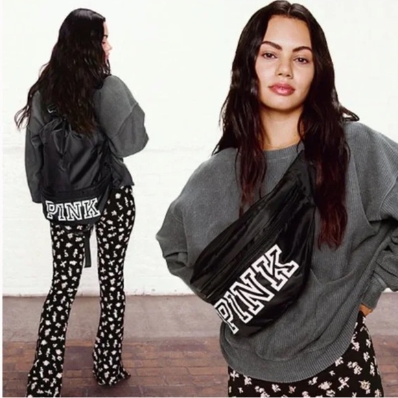 NWT victoria's Secret PINK Convertible Backpack Fanny Pack - Picture 2 of 4